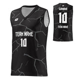 Basketball Jersey Cracks - Black